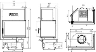 insatskamin ALBERO-AR 11kw