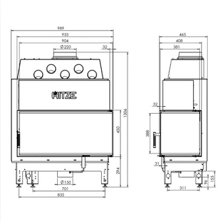 insatskamin ALBERO-AR 19kW